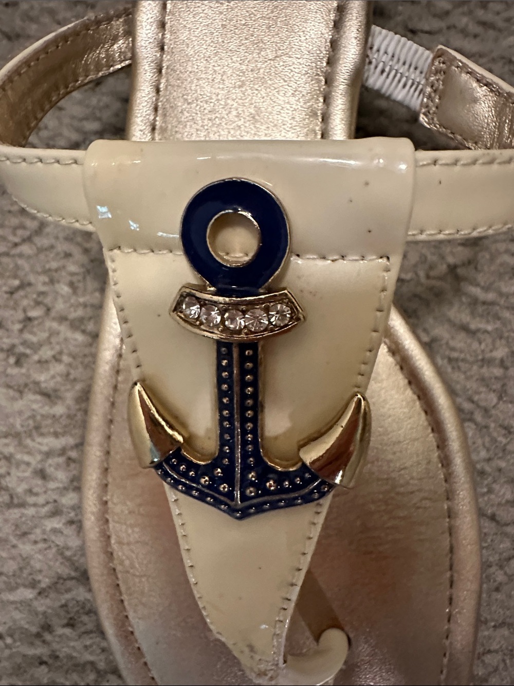 Lilly Pulitzer anchor sandals